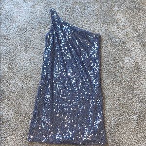 Size M gray sparkly dress NWT